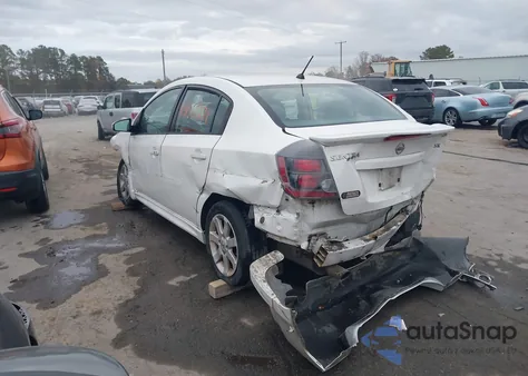 2011 Nissan Sentra 2.0Sr z USA, uszkodzony, nr VIN 3N1AB6APXBL670936